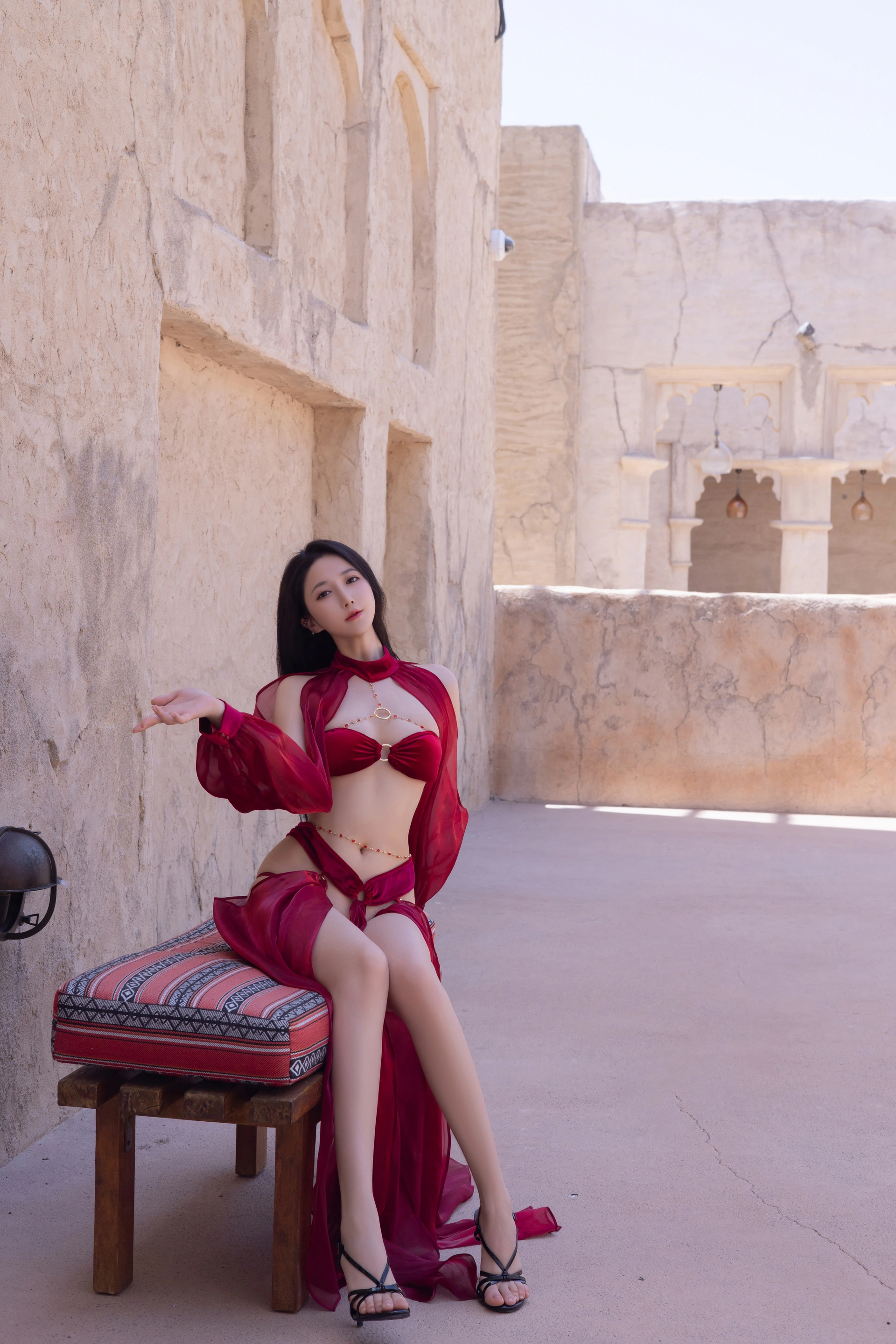 鱼子酱Fish（私拍）- NO.202《惊红之舞》写真 2